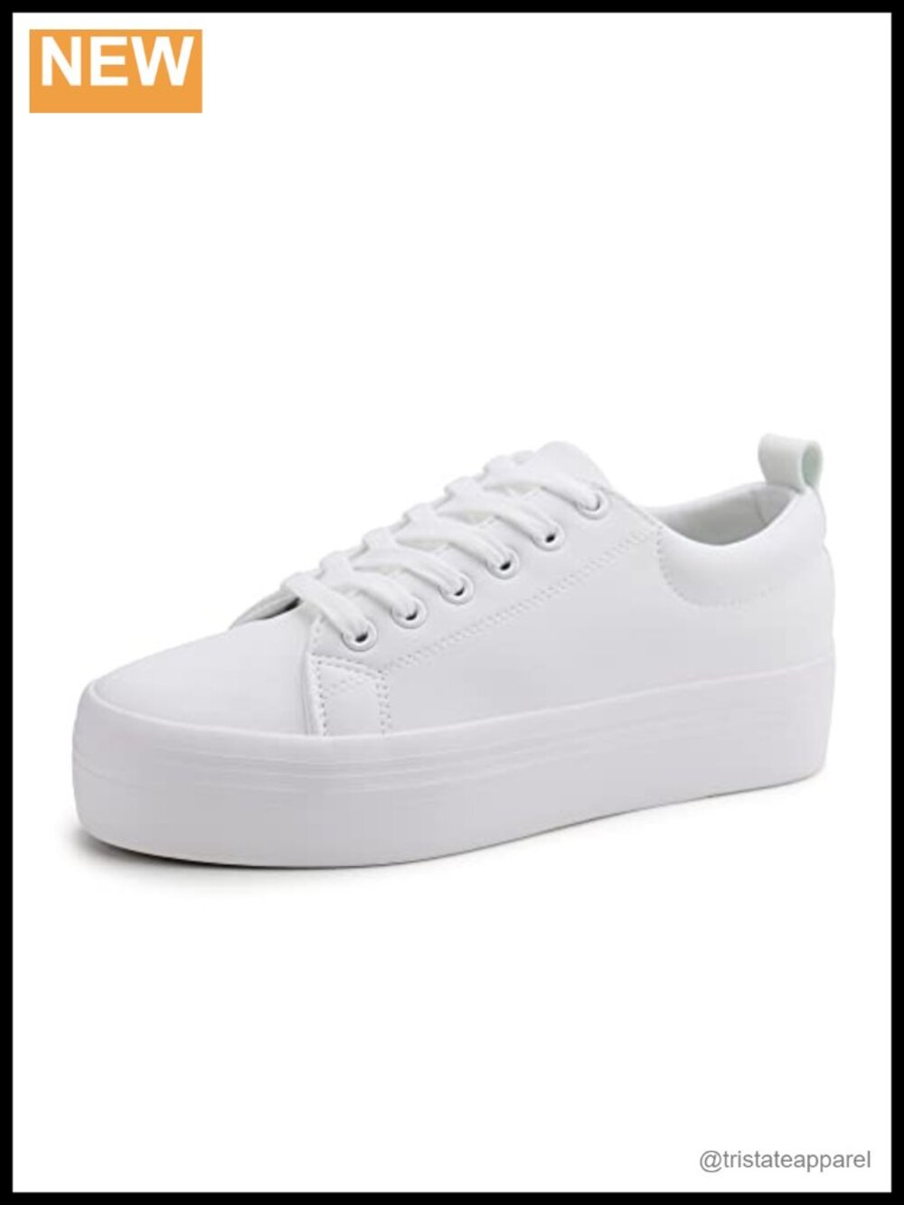 Lace Up Platform Sneakers Comfortable Casual Fashion Walking Shoes
